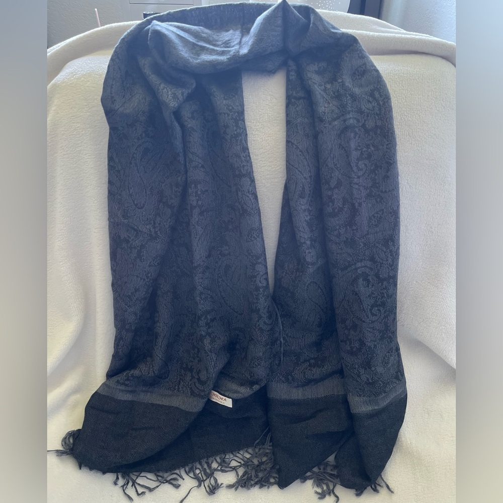 Black&Grey Pashmina Wrap/Scarf